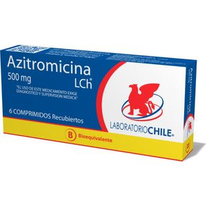 Product image of AZITROMICINA 500 MG X 6 COMP.