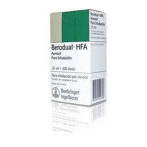 BERODUAL AEROSOL HFA FC X 10 ML X 200 DOSIS