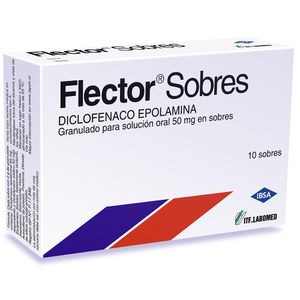 FLECTOR 50 MG SOBRES X 10