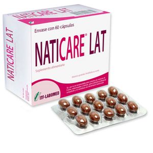 Product image of NATICARE LAT X 60 CAPS.