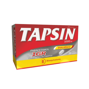 TAPSIN PURO PARACETAMOL 1GR 20 COMPRIMIDOS