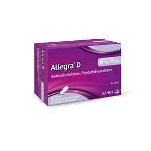 ALLEGRA D 60/120 MG X 20 COMP. REC.