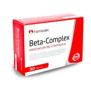 BETA COMPLEX B1,B2,B6,B3 X 30 COMP.