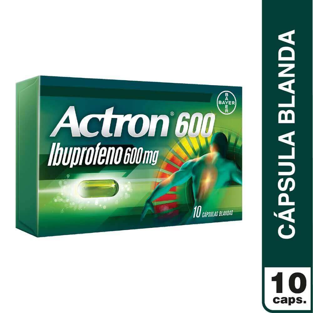 ACTRON 600 MG. 10 CAPS. - Bayer