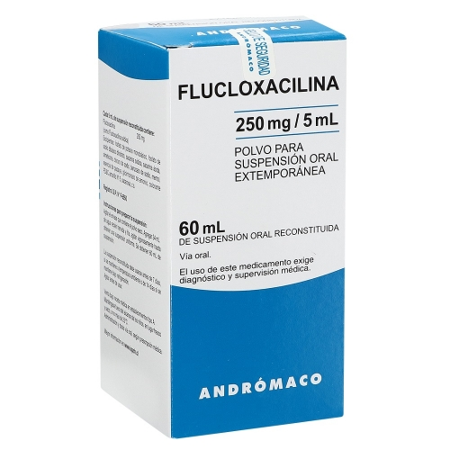 Product image of FLUCLOXACILINA 250 MG JARABE DE 60 ML - Andromaco