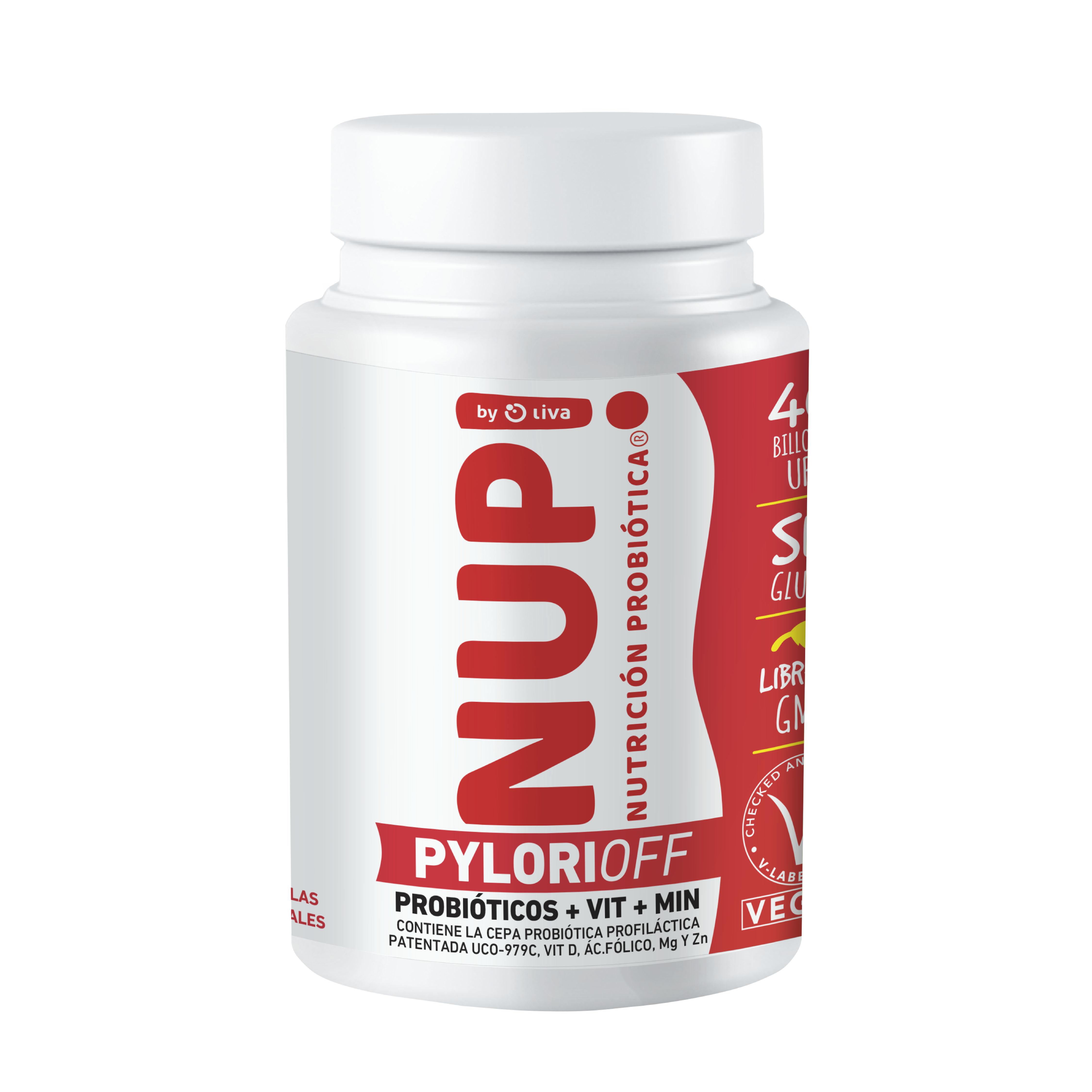 NUP PYLORYOFF PROBIÓTICO 30 CAPS. 40 BILLONES UFC - Liva company