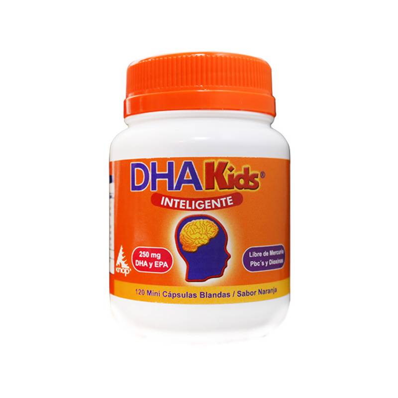 DHA KIDS DHA 200 MG. 120  CAPS. - Knop