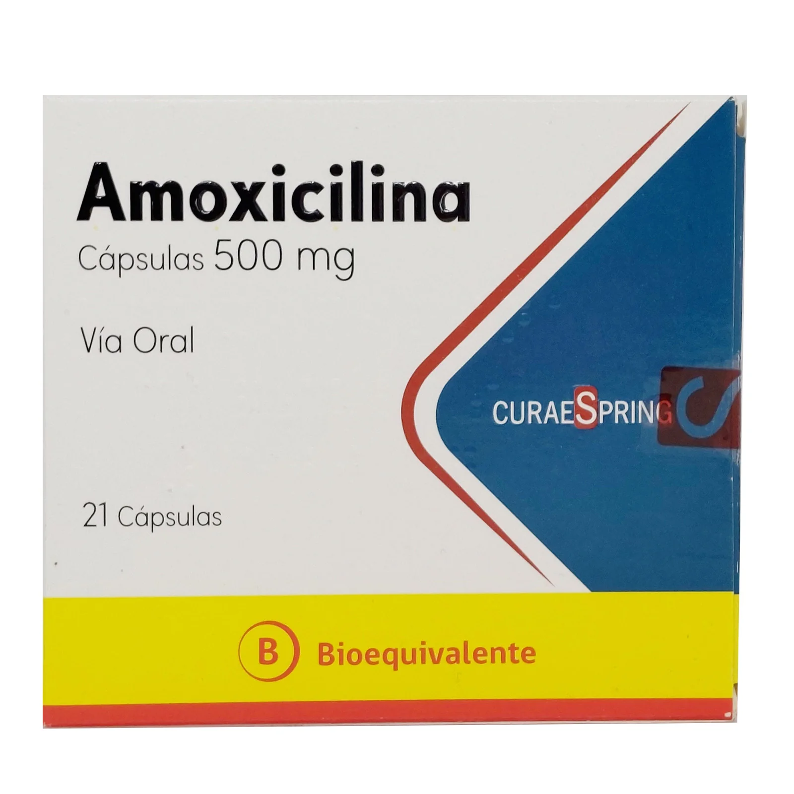 AMOXICILINA 500 MG. 21 CAPS. (CUR) (B) - Curae spring