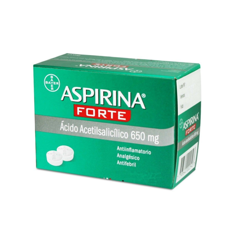 ASPIRINA FORTE COMPRIMIDOS 650 MILIGRAMOS 10 ( 8 ) - Bayer