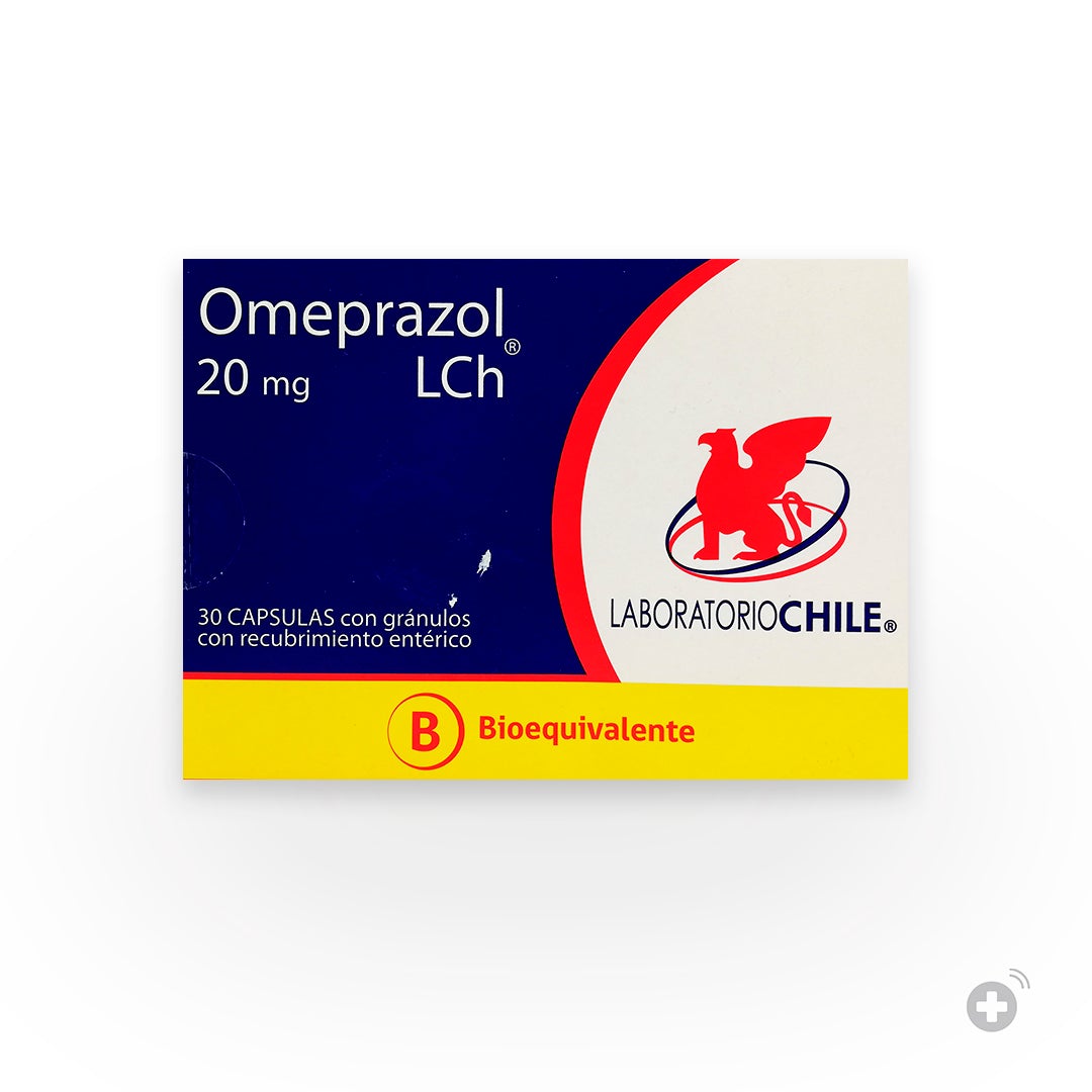 OMEPRAZOL 20 MG. 30 CAP. (MED) - Lab. chile