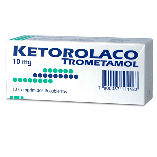 KETOROLACO x10 COMPRIMIDOS DE 10 MG - Mintlab