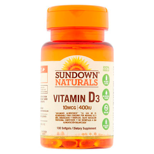 VIT D 400 IU. 100 CAP. - Sundown