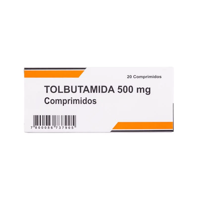 TOLBUTAMIDA 500 MG. 20 COMP. - B.d.h.