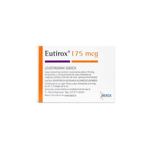 EUTIROX x50 COMPRIMIDOS DE 175 MCG - Merck