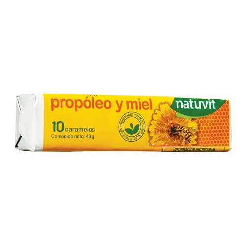 PROPOLEO MIEL CARAMELO 10 UN. - Productos naturales