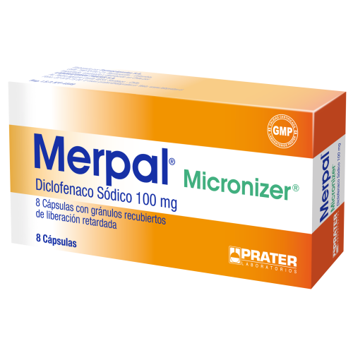 MERPAL MICRONIZADO x8 CAPSULAS DE 100 MG - Prater