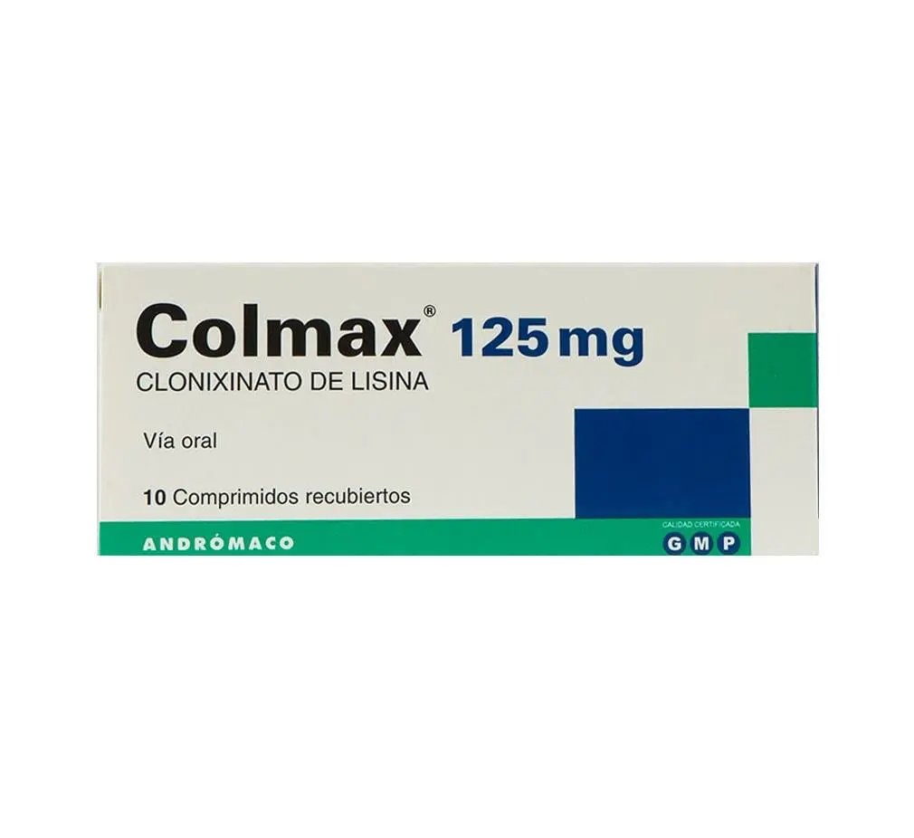 COLMAX 125 MG. 10 COMP. - Andromaco