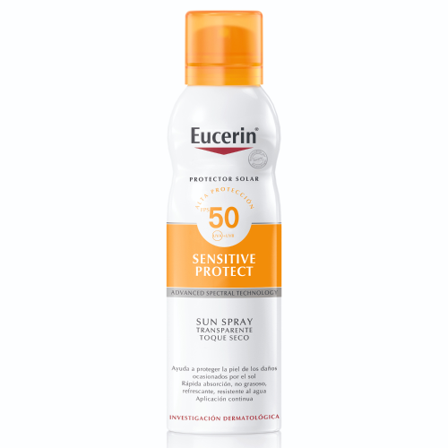 EUCERIN SUN SPRAY 200 ML. FPS50 TRANSPARENTE TOQUE SECO