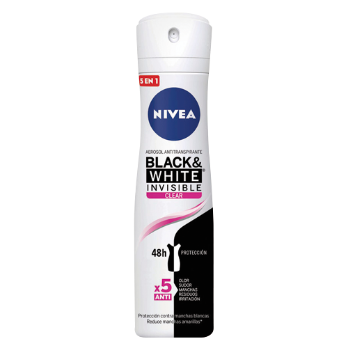 NIVEA DEO (W) SP. 150 ML. BLACK & WHITE INVI CLEAR - Beiersdorf