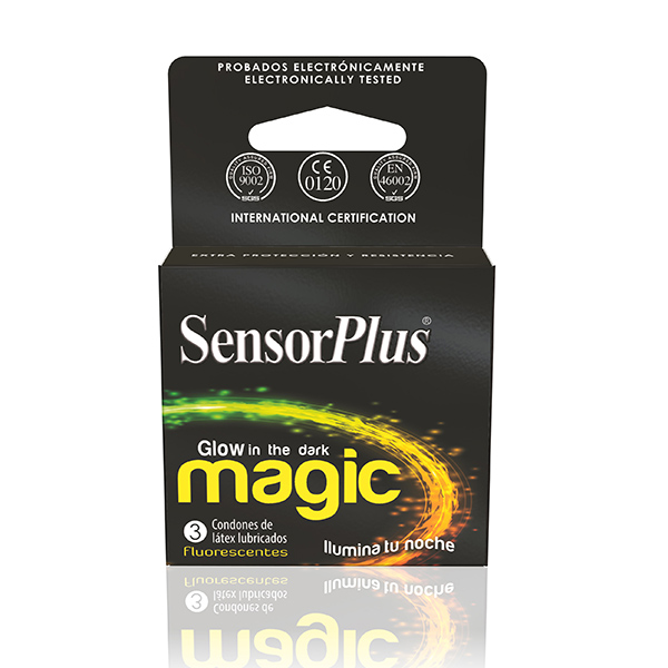 PRESERV. SENSOR PLUS 3 UN. MAGIC - Farmaceutica esan