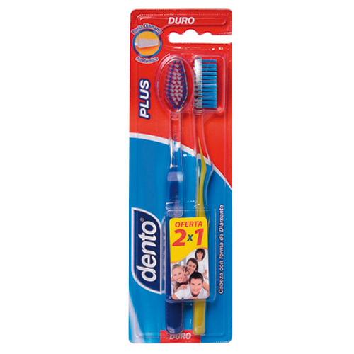 DENTO CEP. DENTAL PLUS DURO PACK 2 UN. - Davis