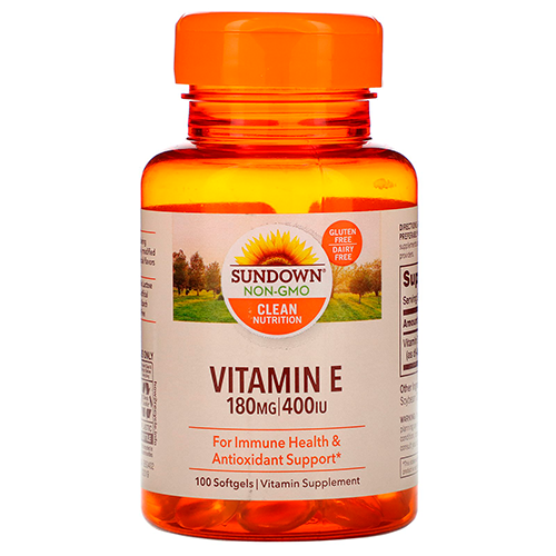 Product image of VIT E400 DL ALPHA - 100 CAP. - Sundown