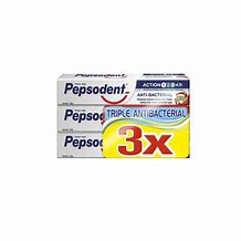 Product image of PEPSODENT PASTA  ACTION 75 GRS 3 UN. - Unilever