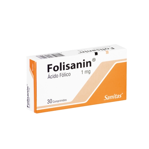 FOLISANIN x30 COMPRIMIDOS DE 1 MG - Sanitas