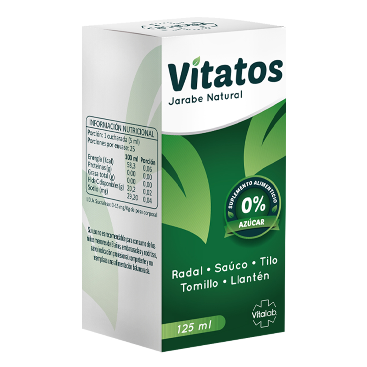 VITATOS JARABE 125 ML. - Vitalab