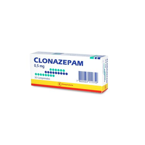 CLONAZEPAM x30 COMPRIMIDOS DE 0,5 MG - Mintlab