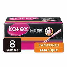 Product image of KOTEX TAMP. SUP/PLUS 8 UNID - P&g consumo