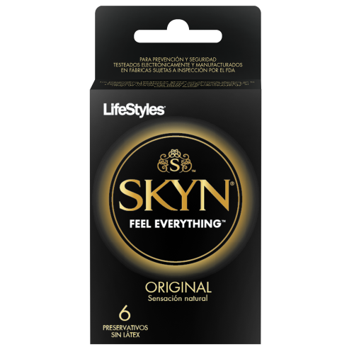 PRESERVATIVOS LIFESTYLES SKYN 6 UN. ORIGINAL - Prater