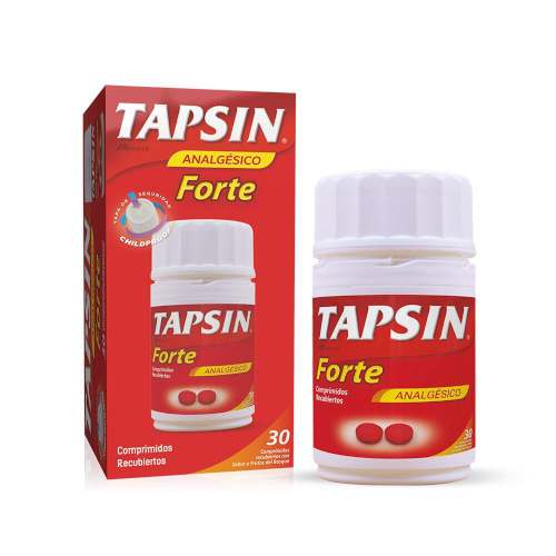 TAPSIN FORTE ANALGESICO COMPRIMIDOS RECIBIERTOS TAPA DE SEGURIDAD CHILDPROOF X30 - Maver