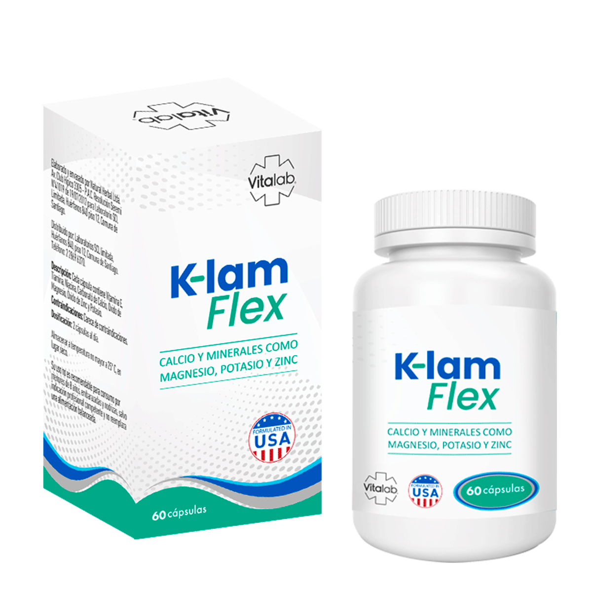 Product image of K-LAM FLEX 60 CAPSULAS - Vitalab