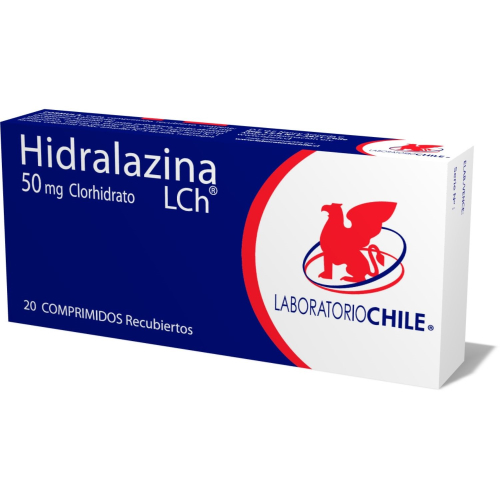 Product image of HIDRALAZINA x20 COMPRIMIDOS DE 50 MG - Lab. chile