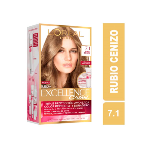 EXCELLENCE CR. # 7.1 RUBIO CENIZA - L'oreal