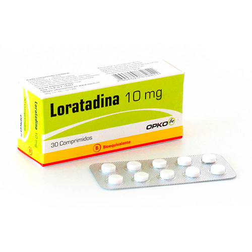Product image of LORATADINA x30 COMPRIMIDOS DE 10 MG - Opko chile sa