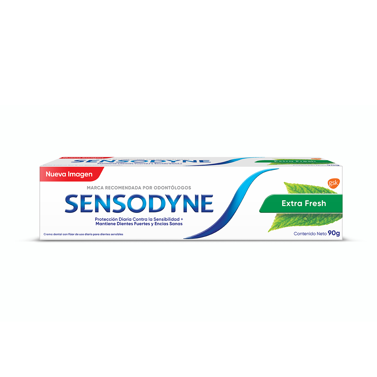 Product image of SENSODYNE PASTA EXTRA FRESH 90 GR. DIENTES SENSIBLES FLUOR - Gsk consumer