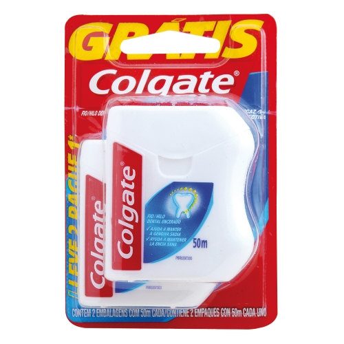 Product image of COLGATE HILO DENTAL 50 M. 2 UN. - Colgate-palmolive