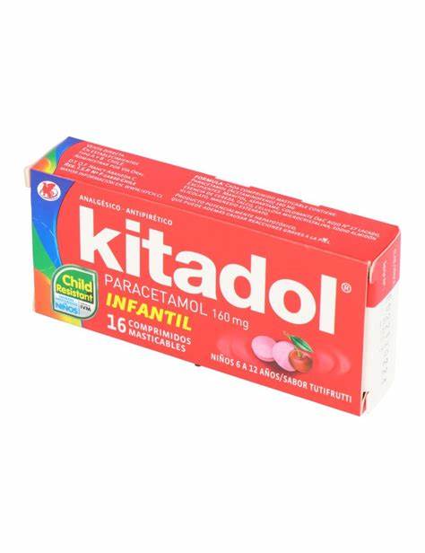 Product image of KITADOL 160 MG. 16 COMP. - Lab. chile