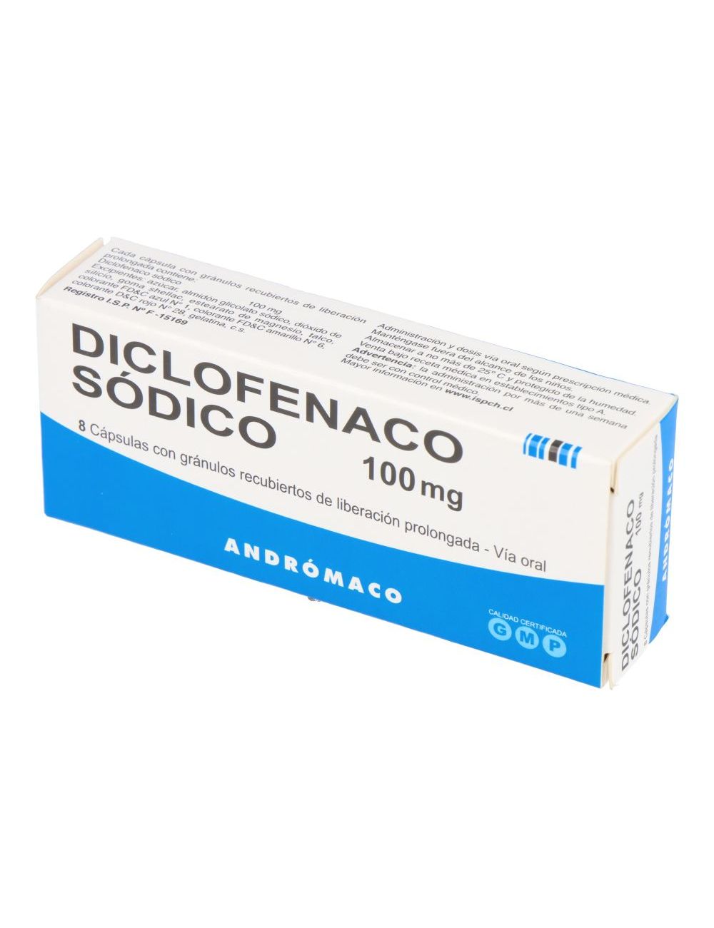 DICLOFENACO RETARD CAPSULAS 100 MILIGRAMOS 8* - Andromaco