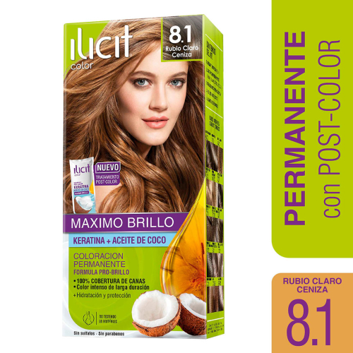 ILICIT 8/1 RUBIO CLARO CENIZA - Cosmetica nacional