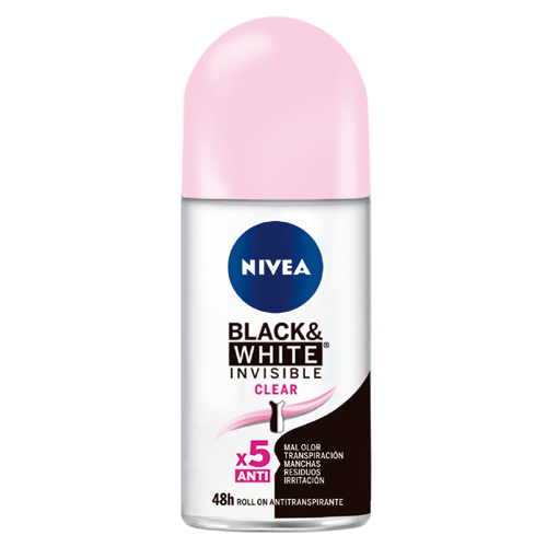 NIVEA DEO (W) RO. 50 ML. BLACK & WHITE - Beiersdorf