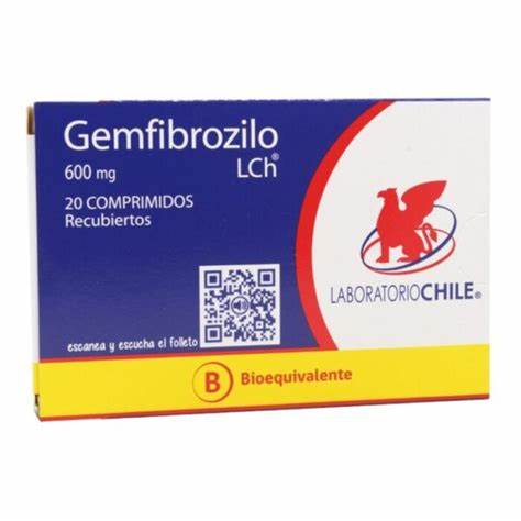 GEMFIBROZILO 600 MG. 20 COMP. (LCH) - Lab. chile