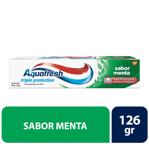 AQUAFRESH PASTA TRIPLE ACCIÓN PROT. 126 GRS. - Gsk pharma