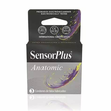 PRESERVATIVOS SENSOR PLUS 3 UN. ANATOMIC - Helse lab