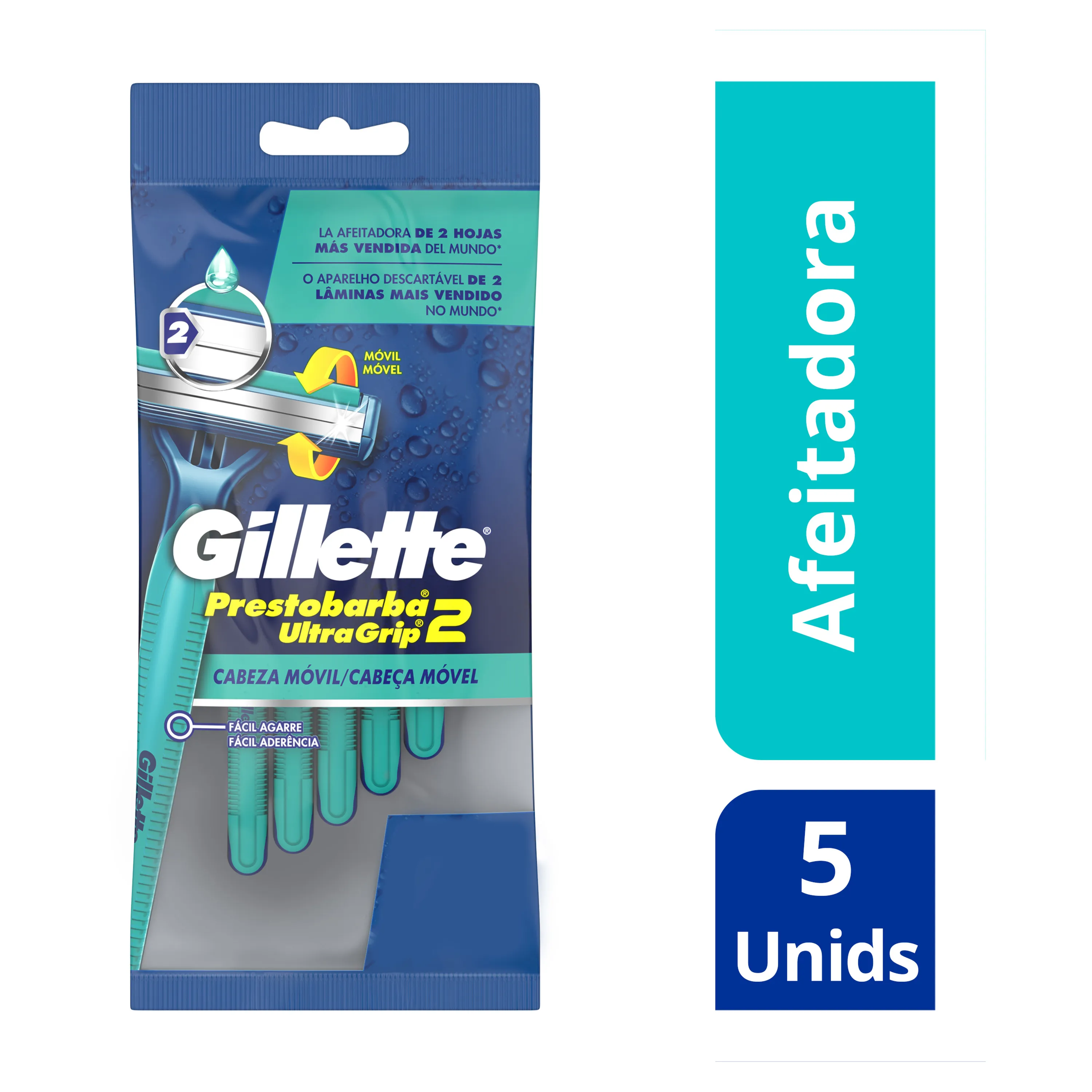 GILL. PREST. ULTRAGRIP 5 UNID - P&g consumo