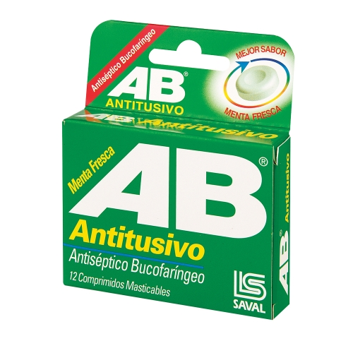 Product image of AB ANTITUSIVO COMPRIMIDOS MASTICABLES 12 - Saval