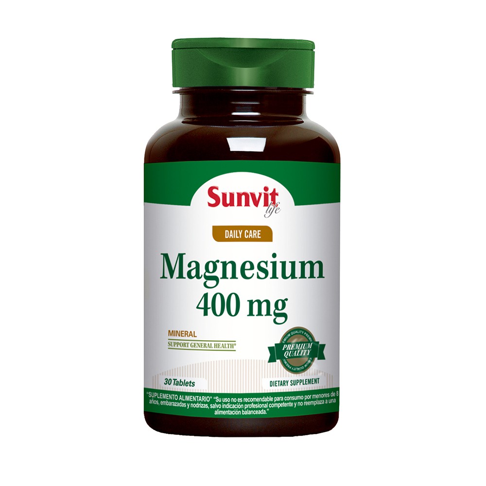 MAGNESIO 400 MG 30 COMP. - Sunvit life