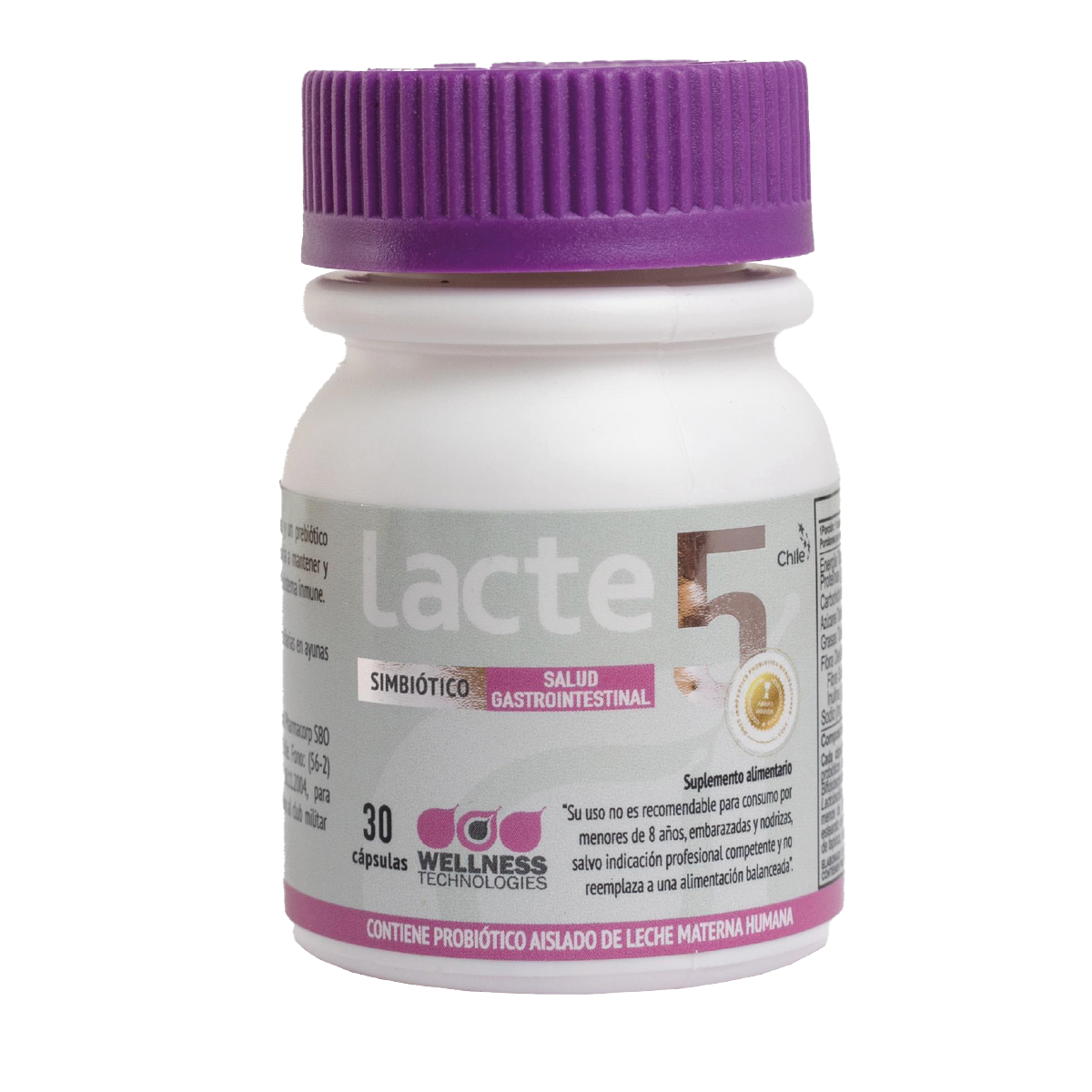 LACTE 5 GASTROINTESTINAL  30 CAP. - Wellness